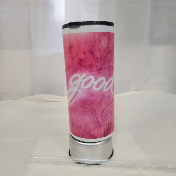 22oz Fatty Tumbler, Mug, Travel Mug, Pink, Drink Container, BalletCore, reusable - Picture 4 of 5